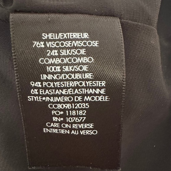 Alice + Olivia Black Silk Velvet Spaghetti Strap Top XS - Picture 5 of 6